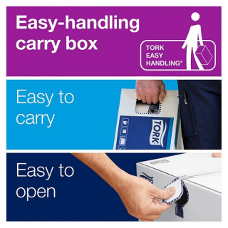 Tork Xpressnap® - șervețele de masă, albe, 1 strat