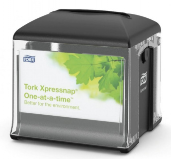 Tork Xpressnap Snack®  - dispenser pentru șervețele albe, 1 strat