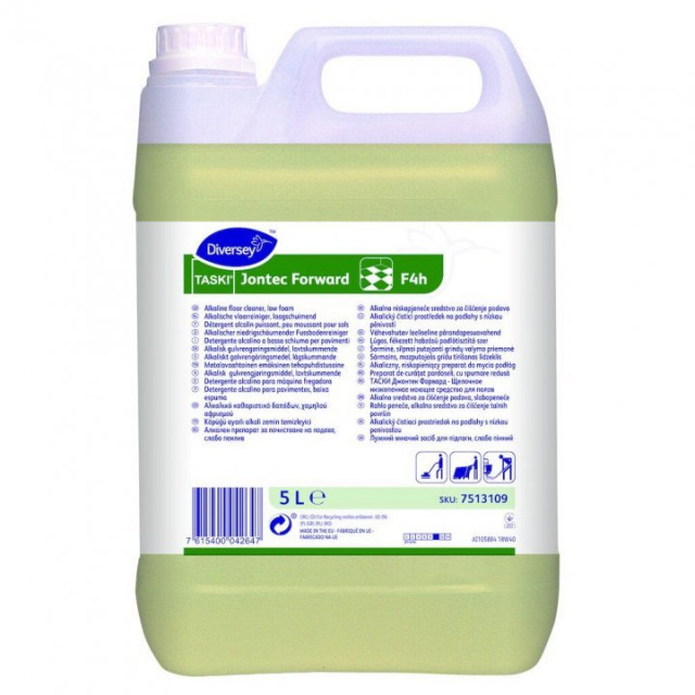 Taski Jontec Forward - detergent profesional pentru pardoseli, cu spumare redusă, 5 L, de la Diversey